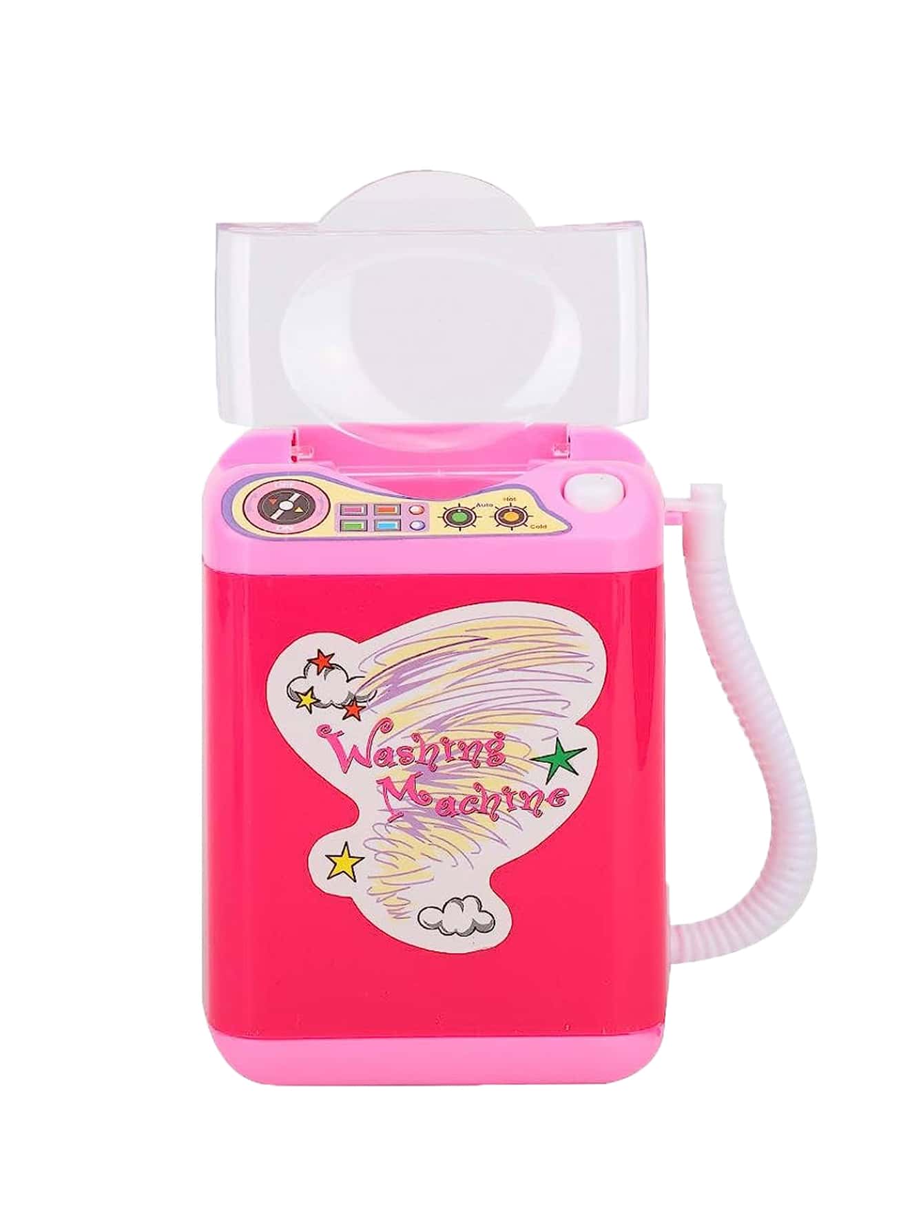Mini Lavadora para Limpieza de Brochas y Esponjas Portátil - Rosa Fucsia - Ver 1