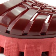 Women Heeled Sandals - Gỗ đỏ - Xem 6