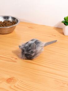 2 Piezas Juguete Interactivo Para Gato, Juguete De 16cm Diseño De Ratón Para Mascotas - Gris - Ver 5