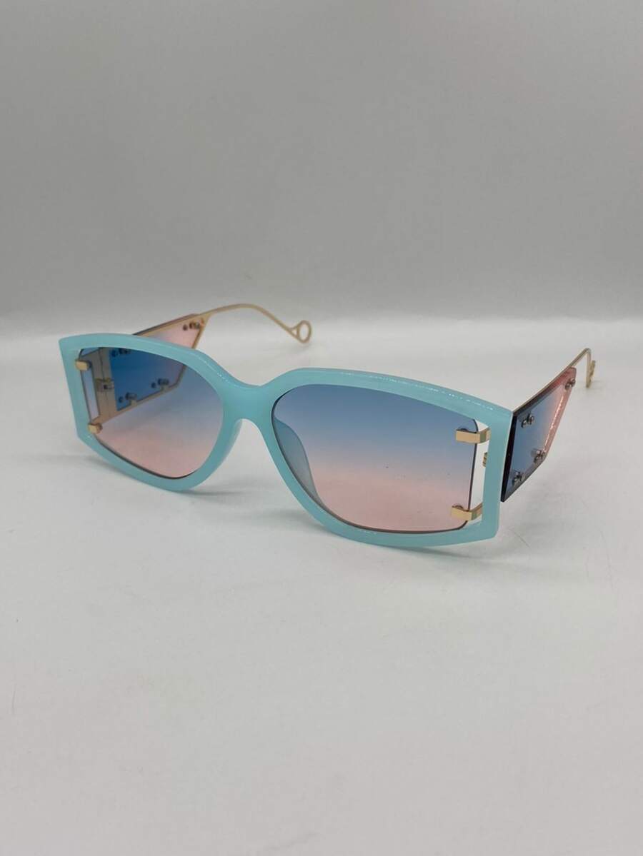 Women Sunglasses - 淺藍色 - 查看 1