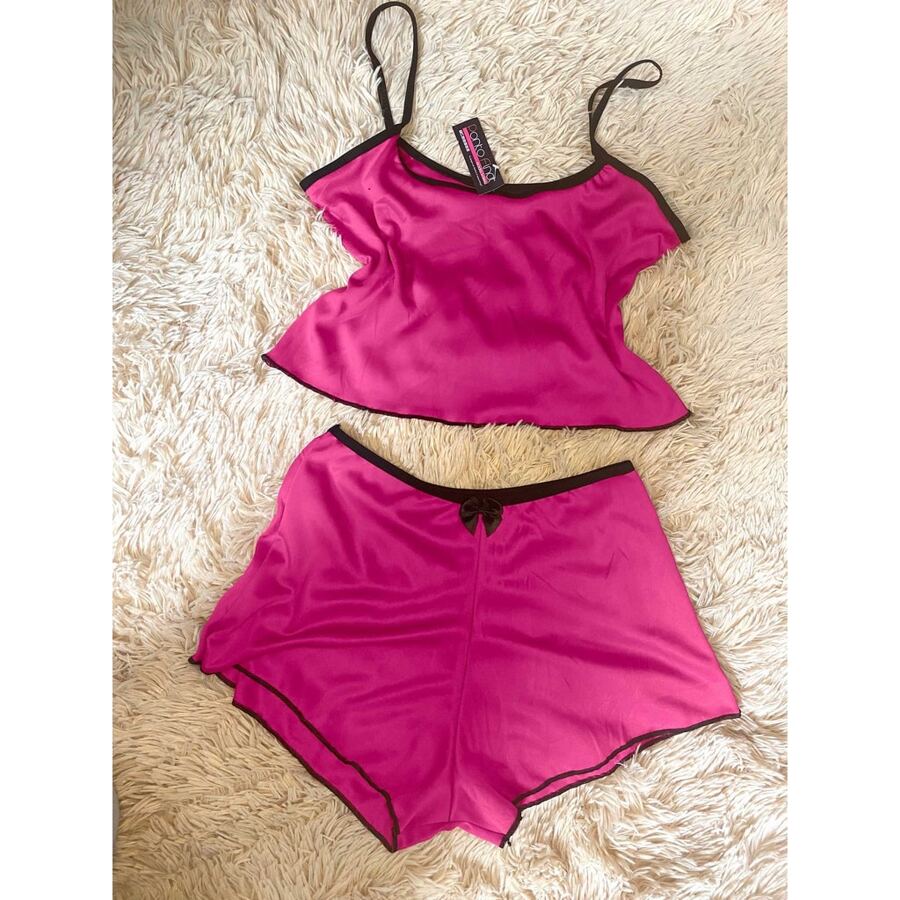 Suprema Lingerie Women Pajama Sets - Màu Hồng Tươi - Xem 1