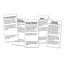Jogo Cartas Nós Não Testamos Este Troço Buró Cards Tabuleiro - Preto e Branco - Visão 3