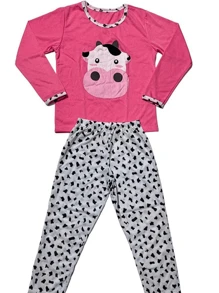 Women Pajama Sets - 粉色 - 查看 2