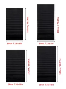 1 Pezzo Tonalità Di Tessuto Pieghettato A Filtraggio Di Luce, Senza Bisogno Di Attrezzi E Senza Foratura. Tende Temporanee Per Finestra Autoadesive Che Si Possono Facilmente Tagliare Ed Installare Senza Cordone.