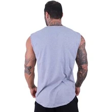 Men Sports Tees & Tanks - 淺灰色 - 查看 2