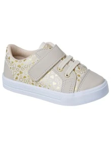 coffee with milk children's shoes Kids Flats - Beige - View 4