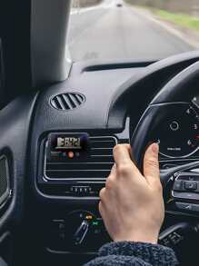 Reloj para Carro, Cronometro, Portátil, Adherible, TS-613-2 - Negro - Ver 6