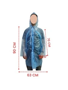 Capa Impermeable Paquete 9 pz Economico y Sencillo para Lluvia - Multicolor - Ver 3