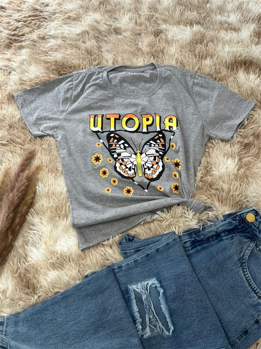 Women T-Shirts - 淺灰色 - 查看 1