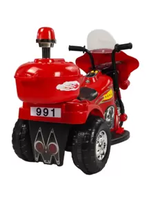 Motocicleta Montable Electrica Pequeña Sonido Luz LED 6v - Rojo - Ver 6
