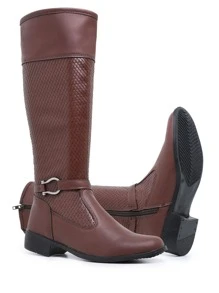 Women Fashion Boots - 鏽棕色 - 查看 1