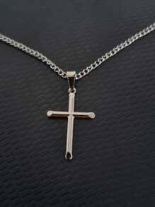 Men's Pendant Necklaces - 銀色 - 查看 2