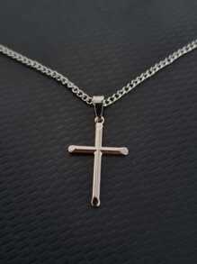 Men's Pendant Necklaces - 銀色 - 查看 5