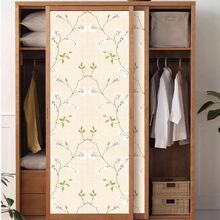 花卉圖案自黏式防水牆紙,&現代3D花牆貼適用於客廳,臥室,防油&自黏式家具貼紙適用於背景牆和家具 - 米色 - 查看 4