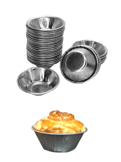 60 Unidades De Forma De Empada N°0 Lisa Forminha numero 0