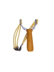 Resortera Tradicional con 3 Ligas Profesional - Marrón - Ver 1