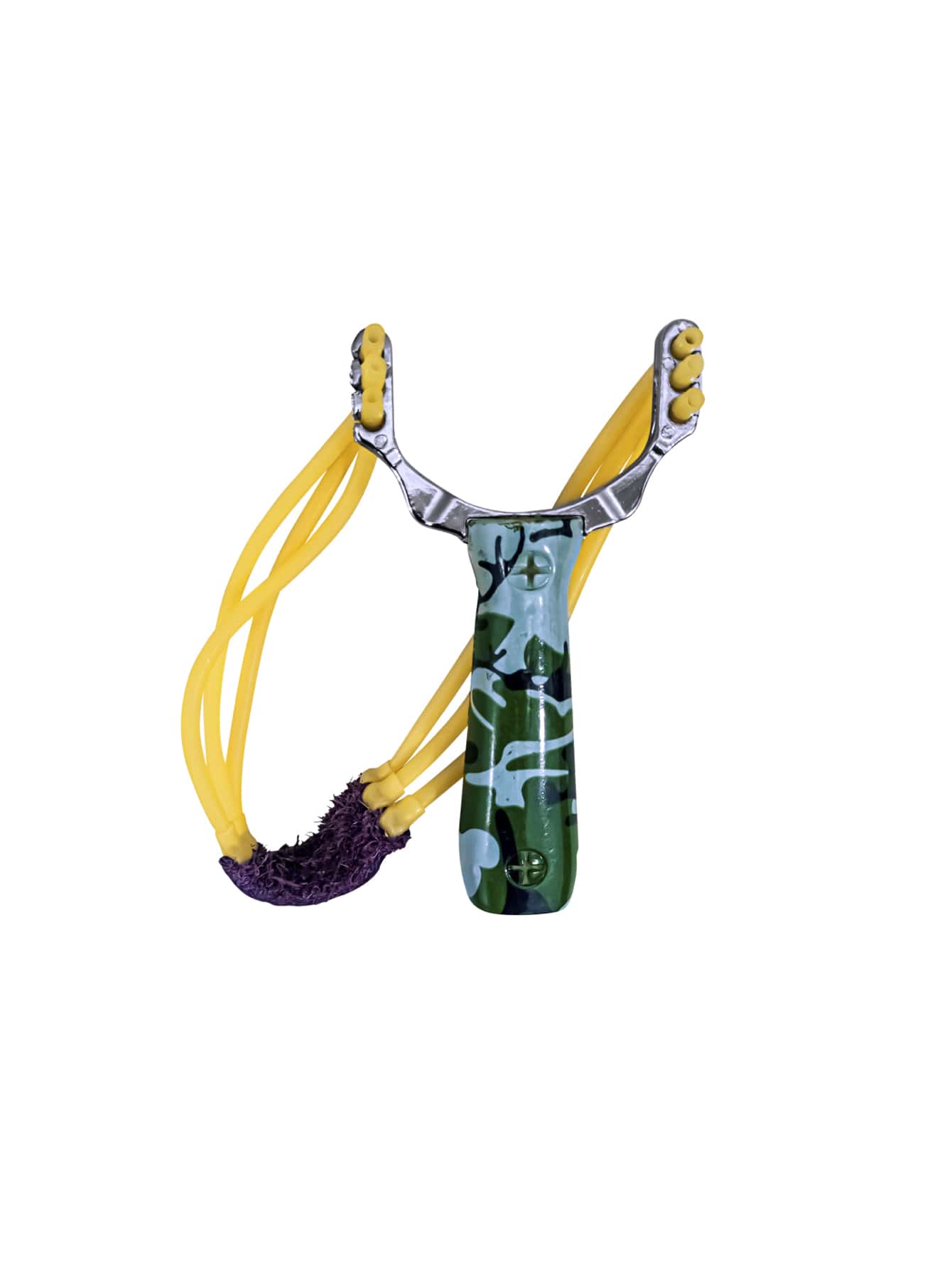 Resortera Tradicional con 3 Ligas Profesional - Verde militar - Ver 1