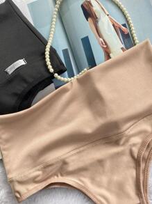 Women Boyshorts - 米色 - 查看 2