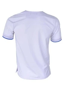 SOULMATE Filipina Quirúrgica Hombre London Blanco con Marino - Azul y blanco - Ver 3
