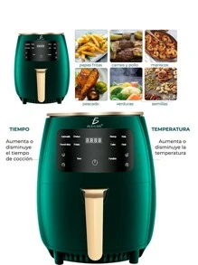 Freidora de aire multifunción para alimentos 4.5 L - Verde militar - Ver 3