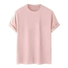 Men T-Shirts - Màu Hồng baby - Xem 2