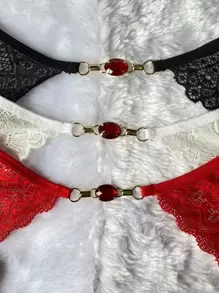 Women Lingerie Accessories - 白色 - 查看 4