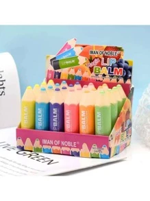 Gama de Crayones 6 Bálsamos Mágicos Para Labios En Forma de Lapiz Aromas Frutales Hidratante - Multicolor - Ver 1