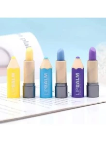 Gama de Crayones 6 Bálsamos Mágicos Para Labios En Forma de Lapiz Aromas Frutales Hidratante - Multicolor - Ver 4