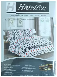 SET OF SHEETS FOR DOUBLE, QUEEN SIZE AND KING SIZE BED - White - View 1