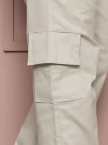 Women Pants - 灰色 - 查看 5