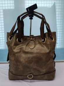Women Shoulder Bags - 駝色 - 查看 1