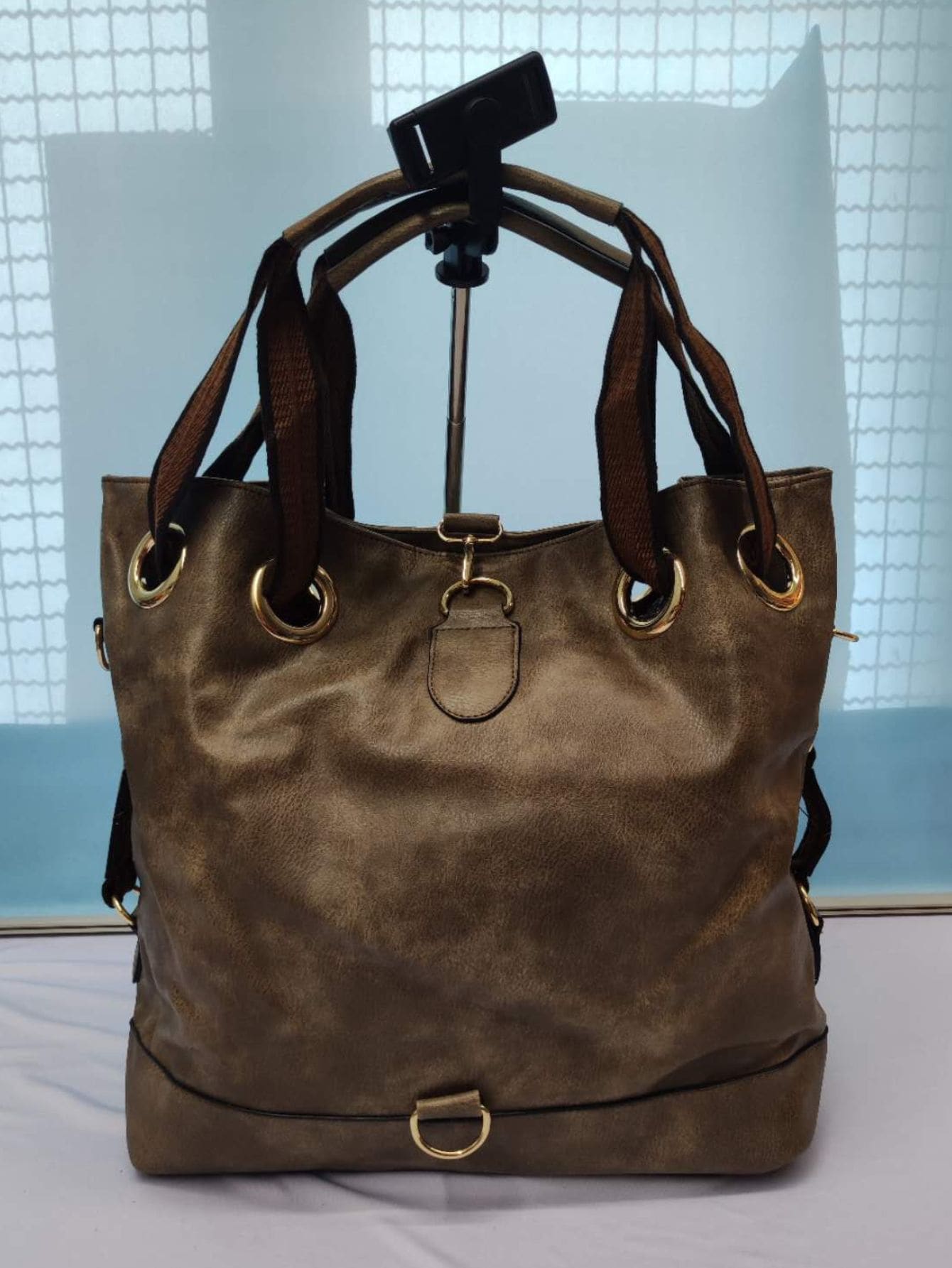 Women Shoulder Bags - 駝色 - 查看 1