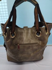 Women Shoulder Bags - 駝色 - 查看 3