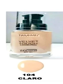 Base Alta Cobertura Tailaimei Velvet Touch Maquillaje - Beis - Ver 7