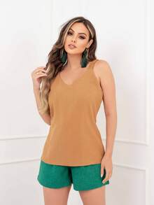Women Tops - Màu be - Xem 2