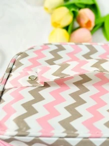 1 件便携式大容量化妆品收纳包和洗漱包，适合旅行、化妆包、化妆袋、护肤包、洗漱包、收纳袋、旅行必需品、邮轮必需品、宿舍必需品、婚礼伴娘礼物、妈妈礼物、生日礼物、家居装饰、浴室客厅床浴室收纳包、珠宝收纳包、唇油收纳包、指甲油收纳包、化妆旅行洗漱用品收纳包必需品礼品收纳拉链配件美甲包、化妆包、化妆袋、化妆包 - 棕色 - 查看 5