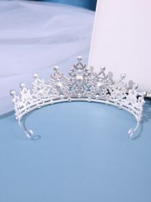 1 Miếng Phụ kiện tóc cô dâu , Thanh lịch Và Tuyệt đẹp Vương miện hình Lễ cưới Vương miện , Tô điểm Với Kim cương giả - màu xanh lá - Xem 4