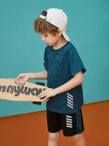 Bộ hai mảnh Trai Túi Sọc In ngẫu nhiên Giải trí - Nhiều màu - Xem 6