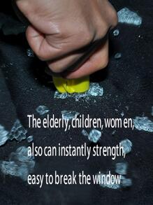 1 Miếng Ô tô/xe hơi Khẩn cấp Thoát khỏi cây búa Với Đèn tia chớp , Búa an toàn Với Dây an toàn Đồ dùng để cắt Đối với Tự động - Hồng - Xem 10