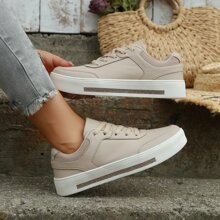 2023 New Style Apricot-Colored Mesh Fashionable All-Match Women's Anti-Slip Comfortable Wear-Resistant Outdoors Shoes, Ideal For Hiking - Apricot - View 4