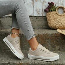 2023 New Style Apricot-Colored Mesh Fashionable All-Match Women's Anti-Slip Comfortable Wear-Resistant Outdoors Shoes, Ideal For Hiking - Apricot - View 5