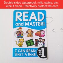 67 chiếc Không thấm nước Giáo dục Tiếng Anh Học tập - Màu be - Xem 5