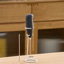 奶泡器,大功率手持攪拌器,不銹鋼電動攪拌器,手持適用於咖啡,綠色,ETC,電池供電,簡單的至乾淨,包括攪拌器