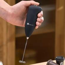 奶泡器,大功率手持攪拌器,不銹鋼電動攪拌器,手持適用於咖啡,綠色,ETC,電池供電,簡單的至乾淨,包括攪拌器