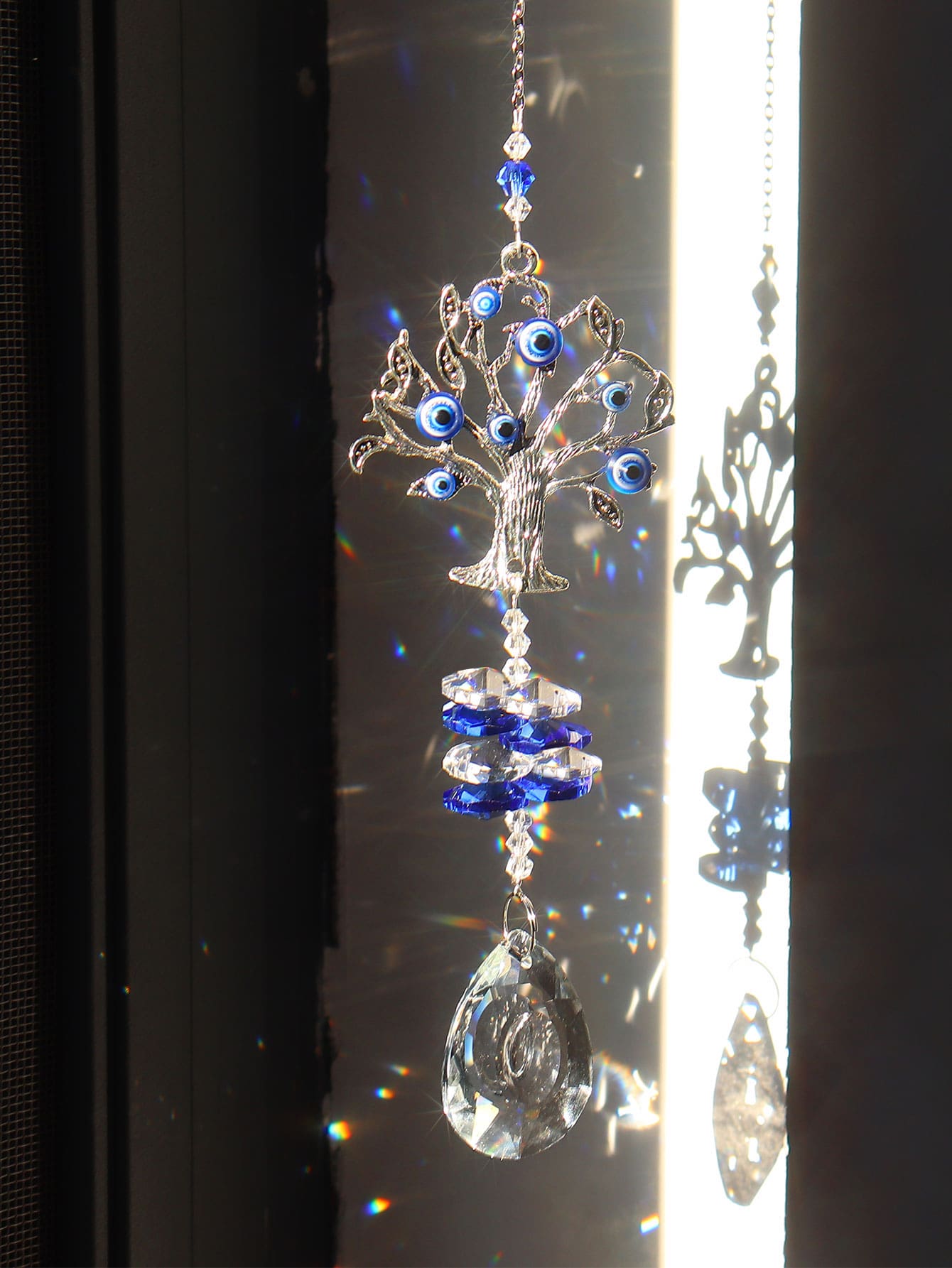 1 件水晶装饰壁挂，家居装饰，房间装饰，墙壁装饰 - 彩色 - 查看 1