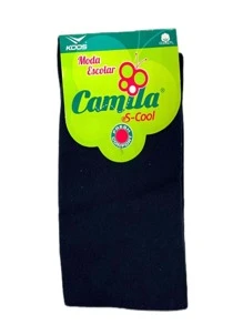 Pack Of 6 School Socks For Girls Uniform - Navy Blue - View 2