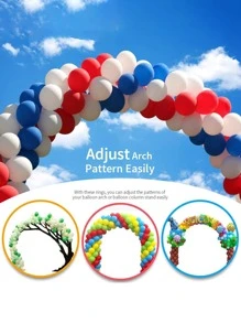 20/50/100 PCS Decorative Decor Balloon Rings Buckle Balloon Arch Folder Convenient Clip Connector Balloon Clips For Balloon Arch - 100pcs - View 5