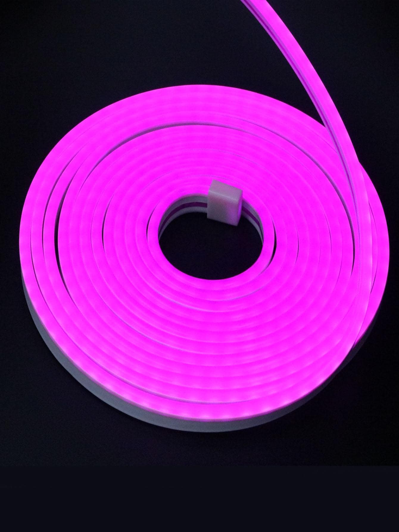 1pc PVC LED Strip Light, Modern Purple LED Light For Room Home Party