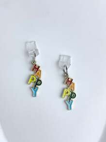 Metallic Phone Dust Plug & Charging Port Cover Creative Accessory - Multicolor - View 4