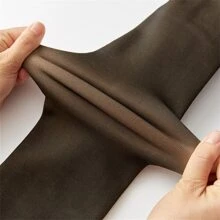 85g Thin Spring/Autumn Women's Tight Warm Sexy Semi-Sheer Non-Fleece Leggings - Black - View 6